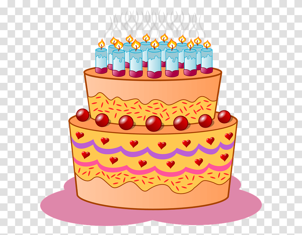 September Clipart Birthday Cake Birthday Cake Clip Art, Dessert, Food Transparent Png