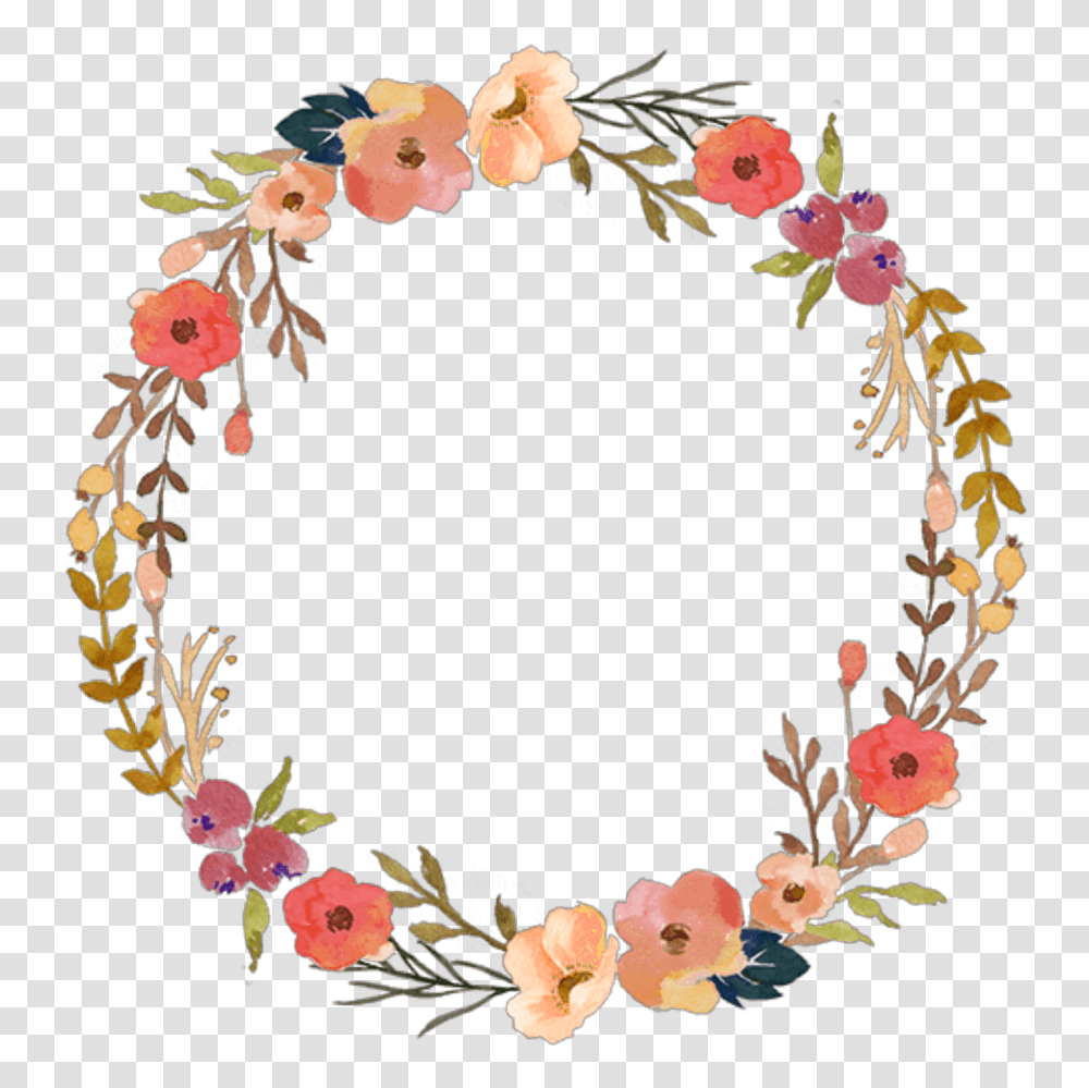 September Flowers Flores Circleframe Overlay Fallcolors, Floral Design, Pattern Transparent Png