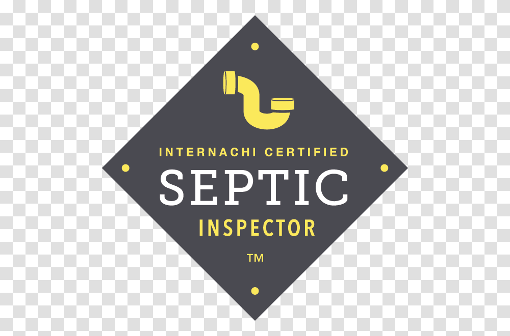 Septic Inspection In The Boerne San Antonio Bandera Septic Inspector, Triangle, Label Transparent Png