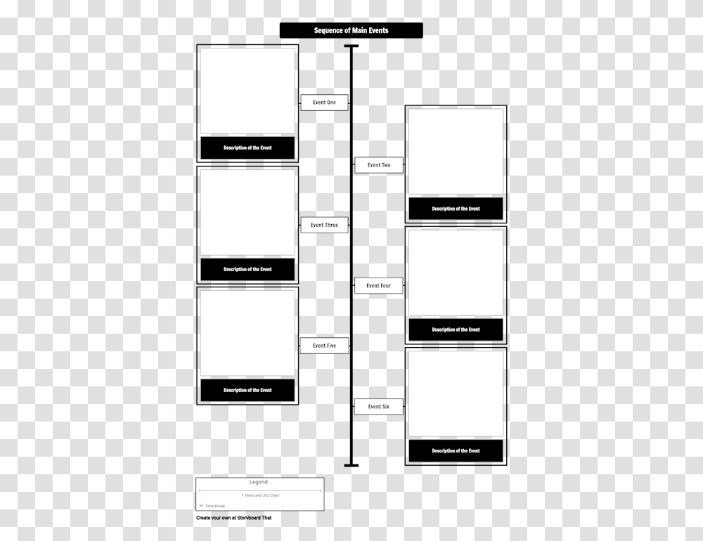 Sequencing Timeline Template Storyboard Timeline Template, Floor Plan, Diagram, Plot Transparent Png
