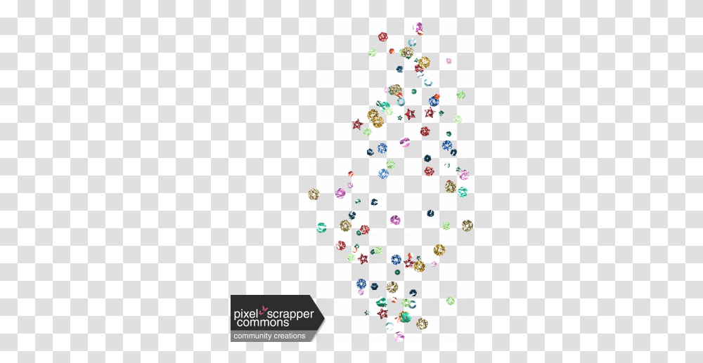 Sequin Scatter 02 Graphic Christmas Tree, Ornament, Plant, Bubble, Droplet Transparent Png