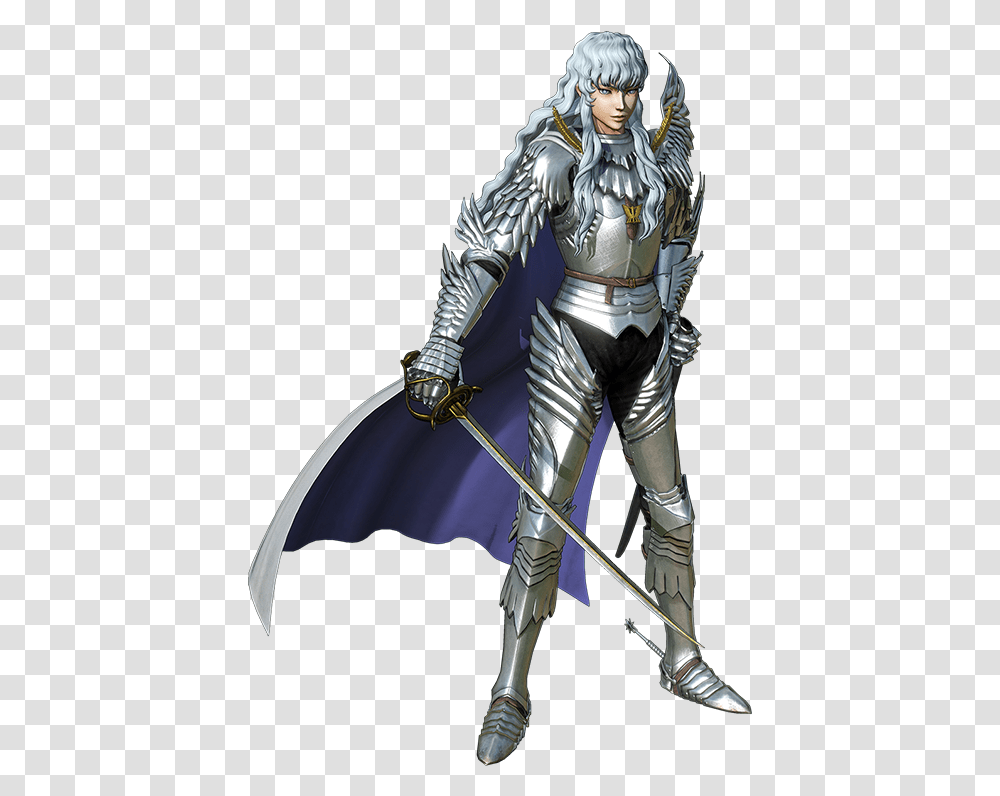 Ser Griffith Of Denerim A Most Griffith Berserk Armor, Person, Human, Knight, Duel Transparent Png