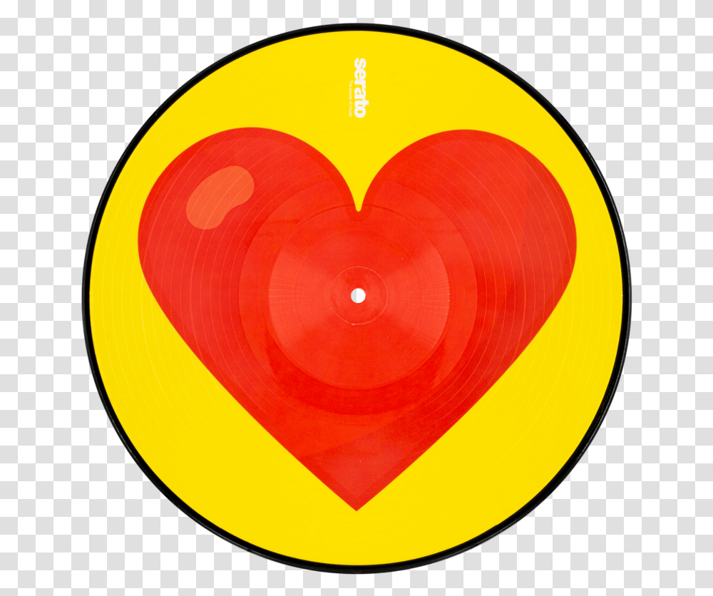 Serato Donutheart Emoji Series 3 12 Control Vinyl Pair Heart, Text, Number, Symbol, Sphere Transparent Png
