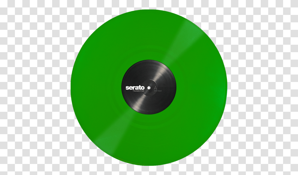 Serato Performance Series Official Control Vinyl 2xlp In Green Serato, Disk, Dvd Transparent Png