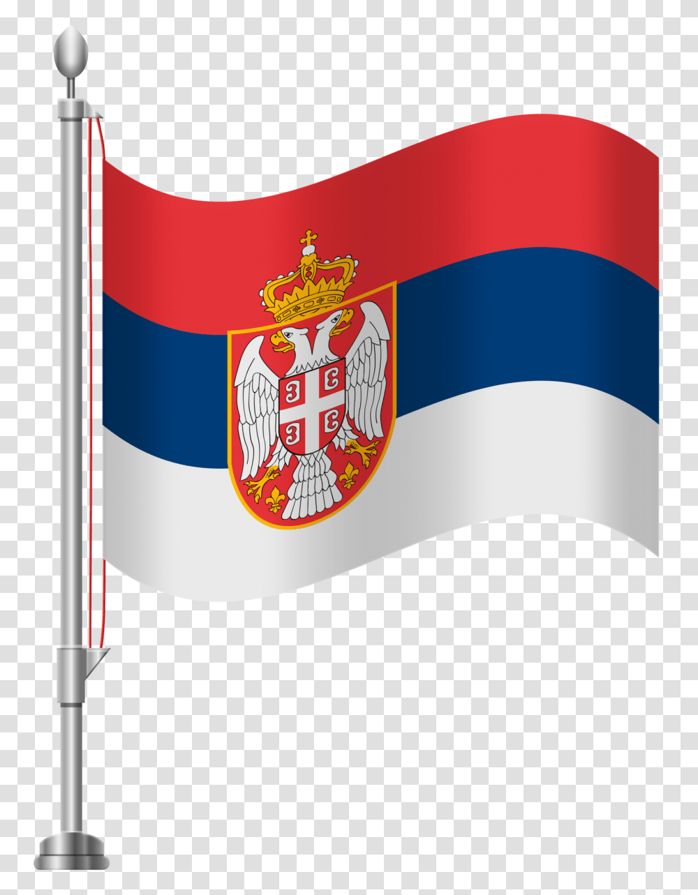 Serbia Flag Clip Art, American Flag, Emblem Transparent Png
