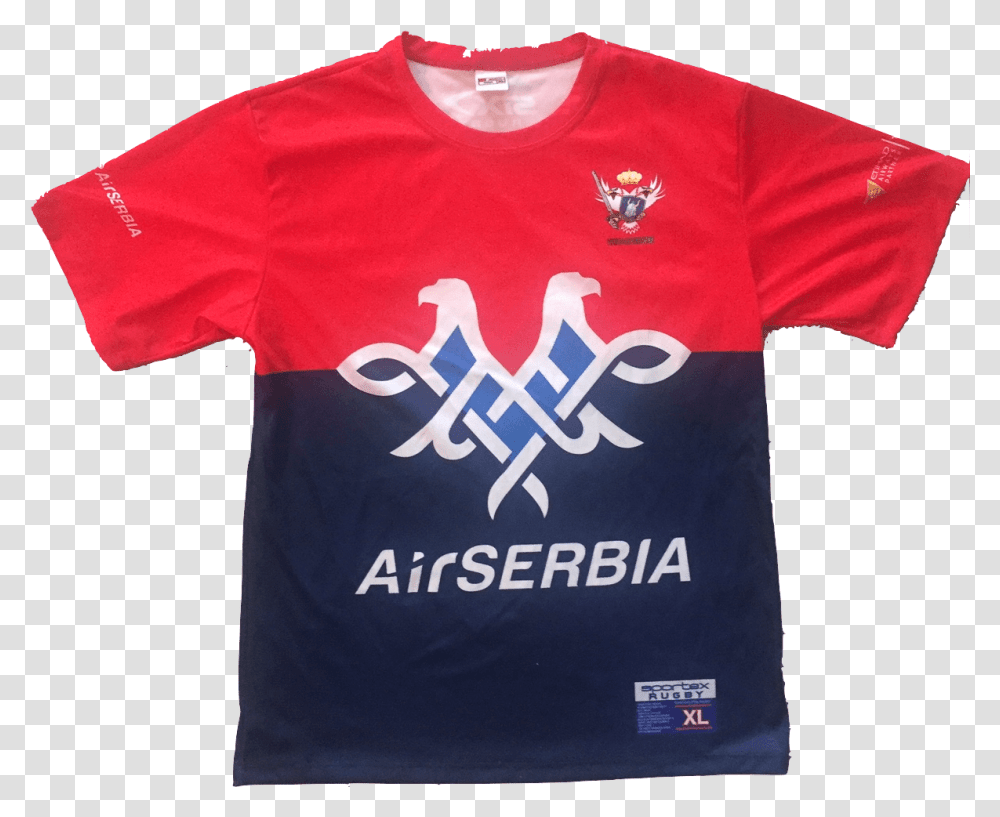 Serbia Jersey Air Serbia Logo, Clothing, Apparel, T-Shirt, Sleeve Transparent Png