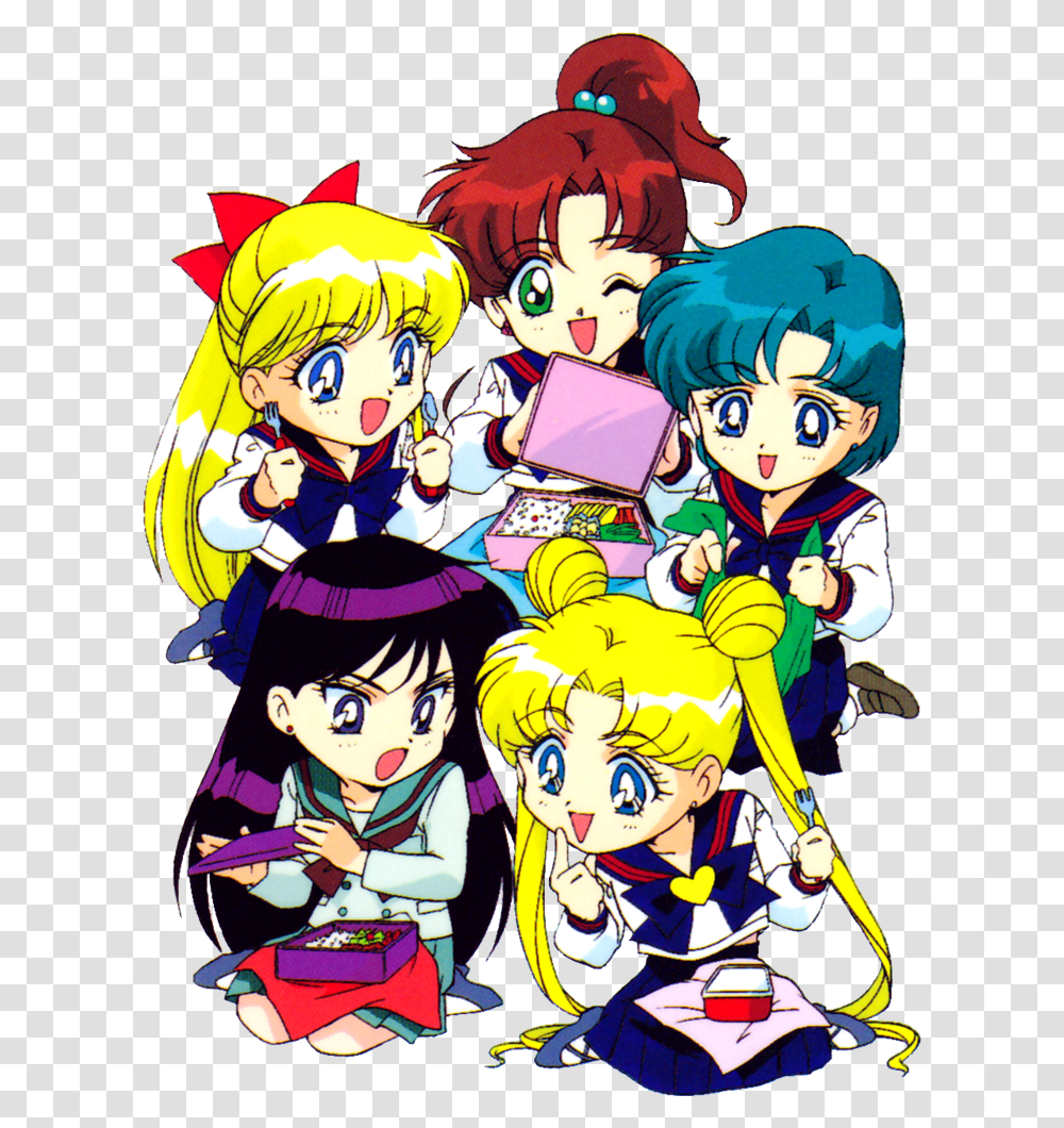 Serena Rei Sailor Moon, Comics, Book, Manga, Person Transparent Png