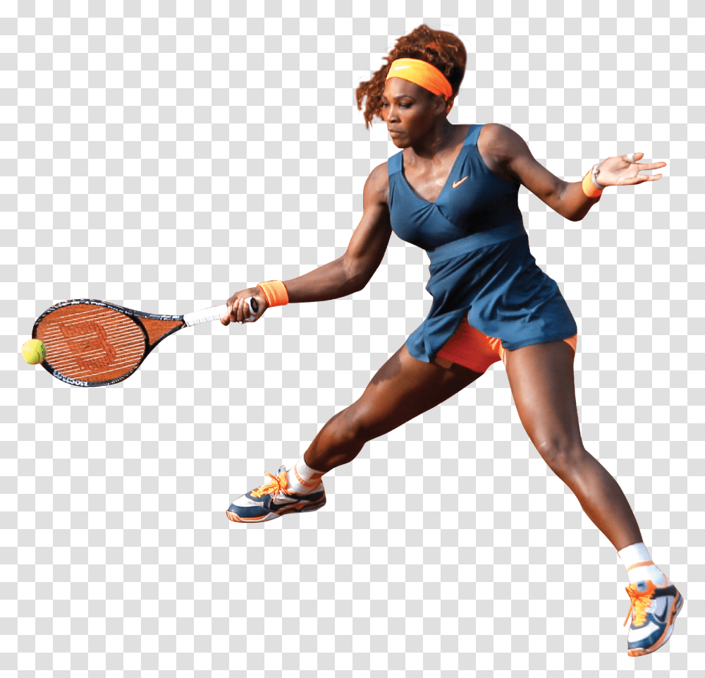 Serena Williams Tennis Download Serena Williams No Background, Person, Human, Tennis Racket, Sport Transparent Png