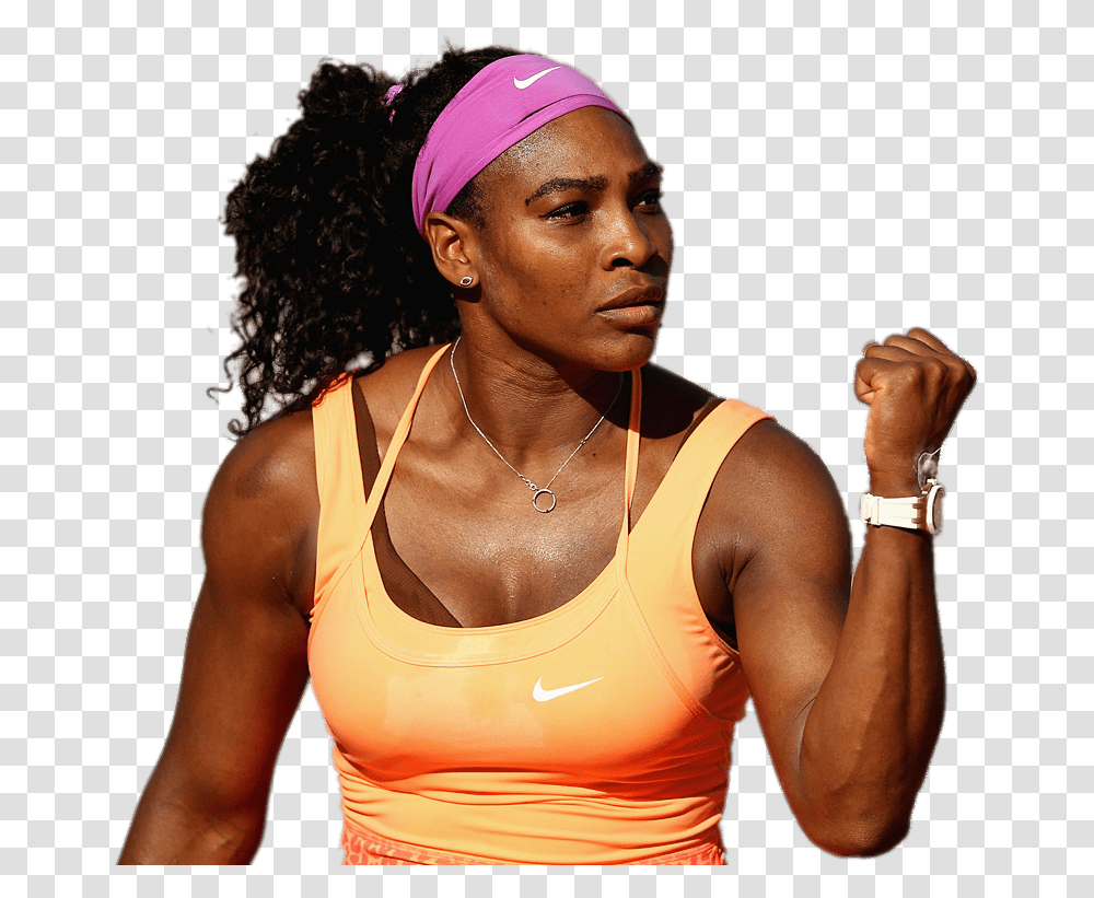 Serena Williams Winning Point Serena Williams, Person, Human, Hair, Female Transparent Png