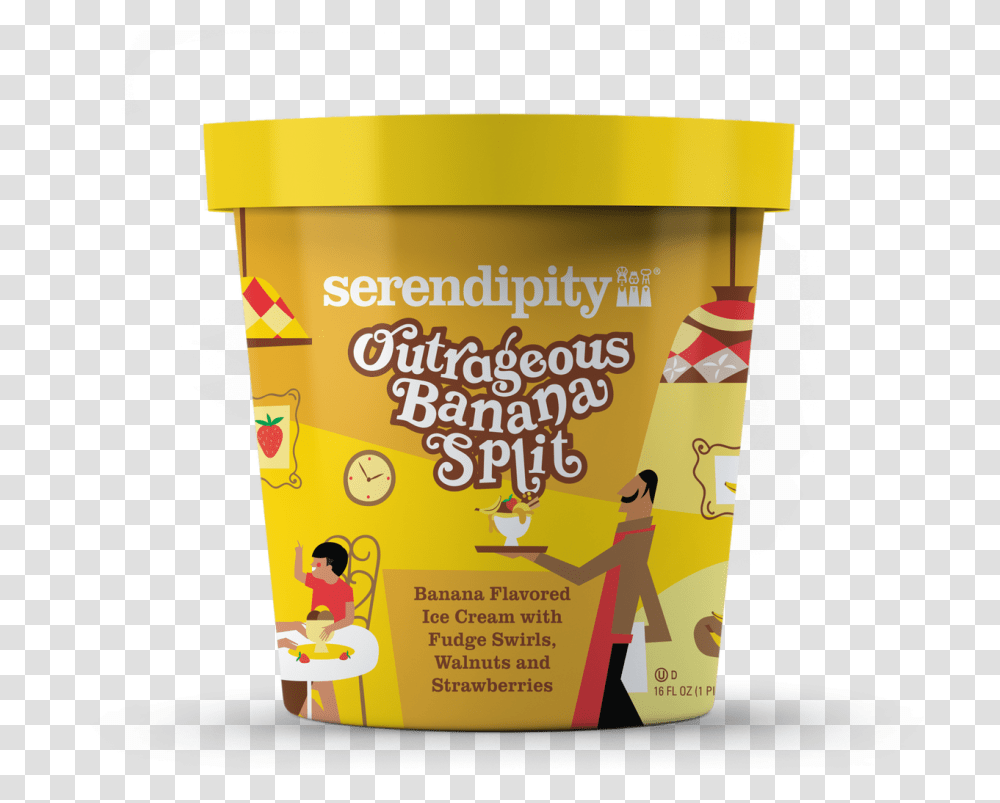 Serendipity Banana Split Ice Cream, Dessert, Food, Creme, Yogurt Transparent Png