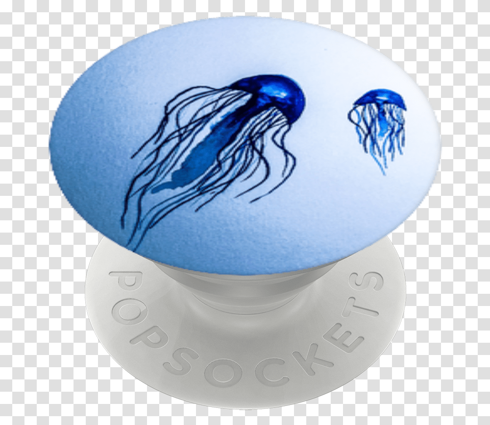 Serene Jellyfish Popsockets Jellyfish, Egg, Food, Easter Egg, Ball Transparent Png