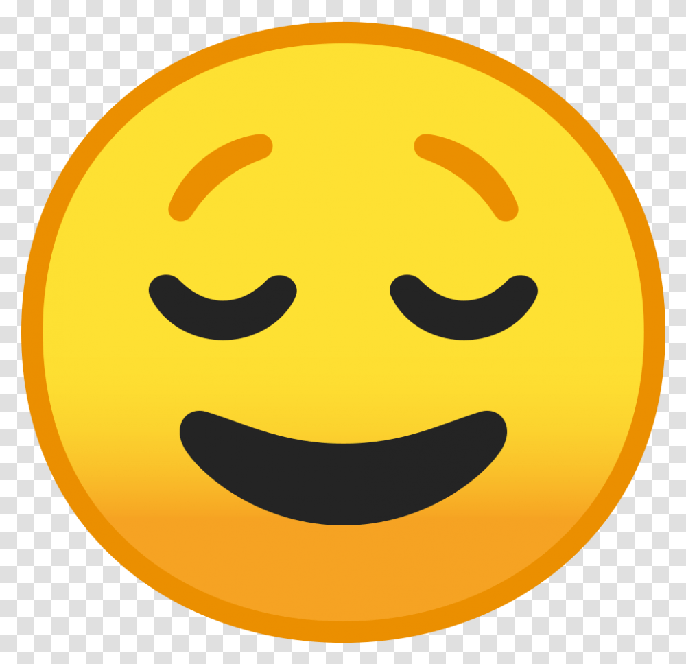 Serenity 1f60c Relieved Face Emoji Relieved Face, Plant, Food, Label Transparent Png