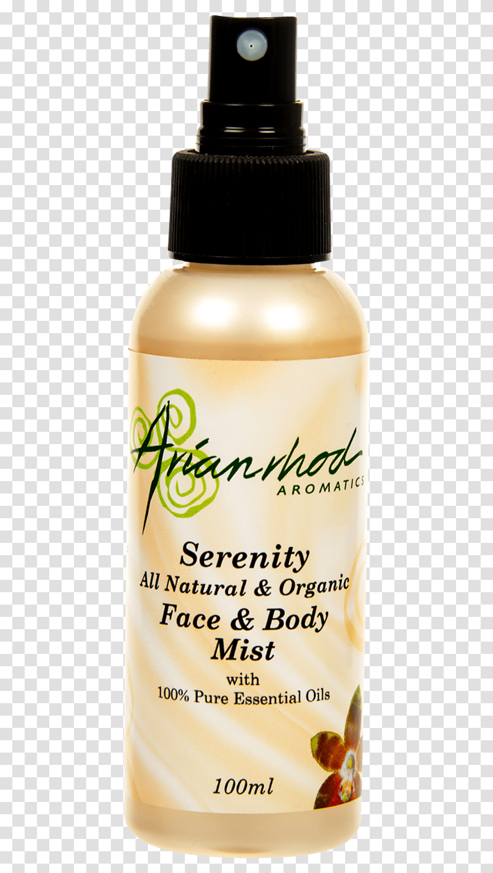 Serenity Face And Body Mist Cosmetics, Bottle, Aluminium, Aftershave, Tin Transparent Png