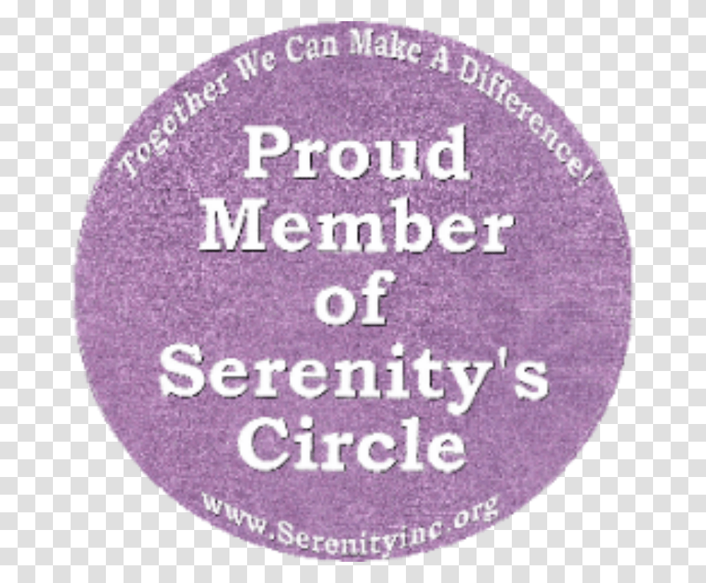 Serenity S Circle Circle, Word, Passport, Label Transparent Png