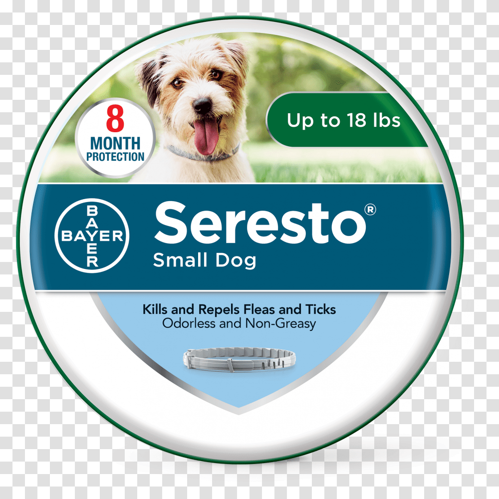 Seresto For Small Dogs Download Flea And Tick Collar, Poster, Advertisement, Animal, Mammal Transparent Png