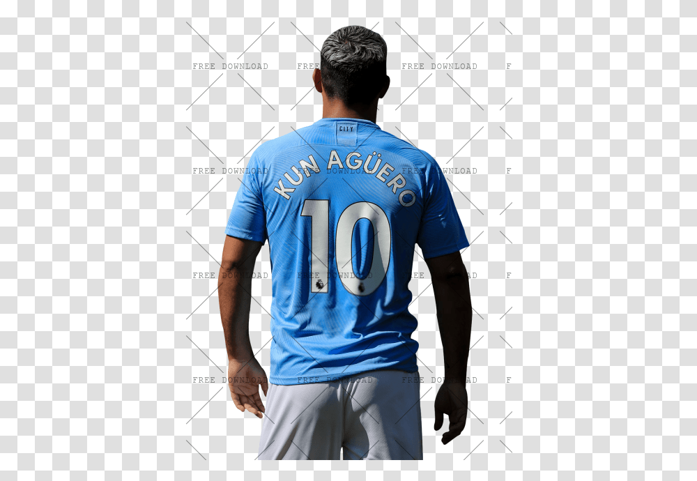 Sergio Agero, Shirt, Person, Jersey Transparent Png
