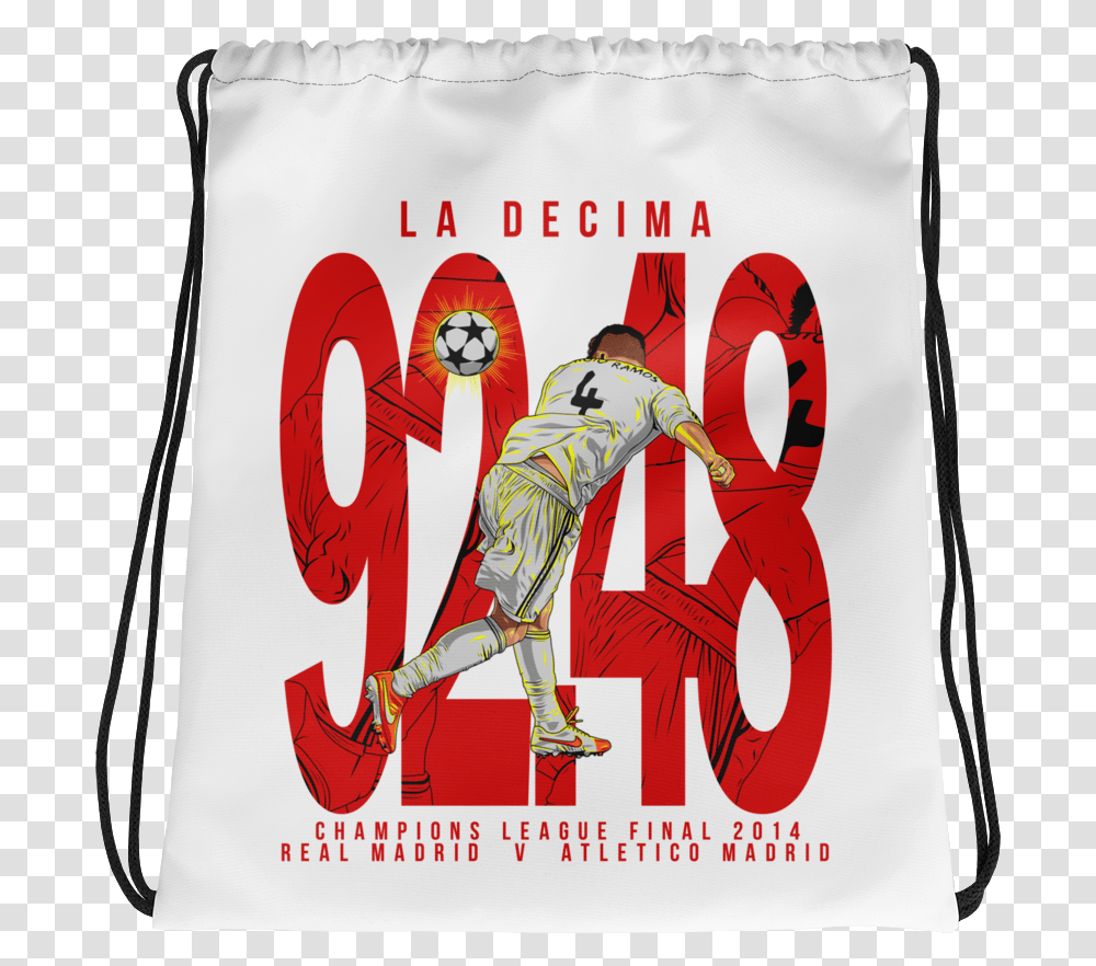 Sergio Ramos Drawstring Bag Messenger Bag, Poster, Advertisement, Person Transparent Png