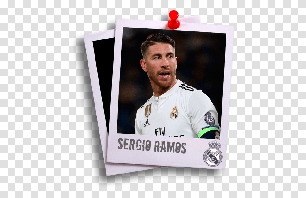 Sergio Ramos Real Madrid, Person, Shirt, Sleeve Transparent Png