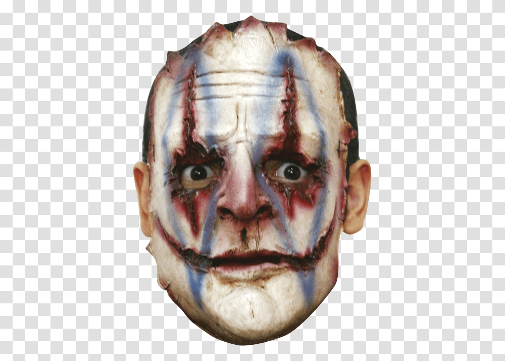 Serial Killer Clown Mask, Head, Face, Portrait, Photography Transparent Png