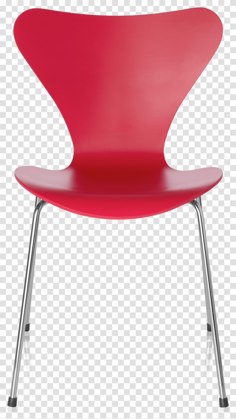 Series 7 Chair Arne Jacobsen Opium Red Lacquered, Furniture, Lamp Transparent Png