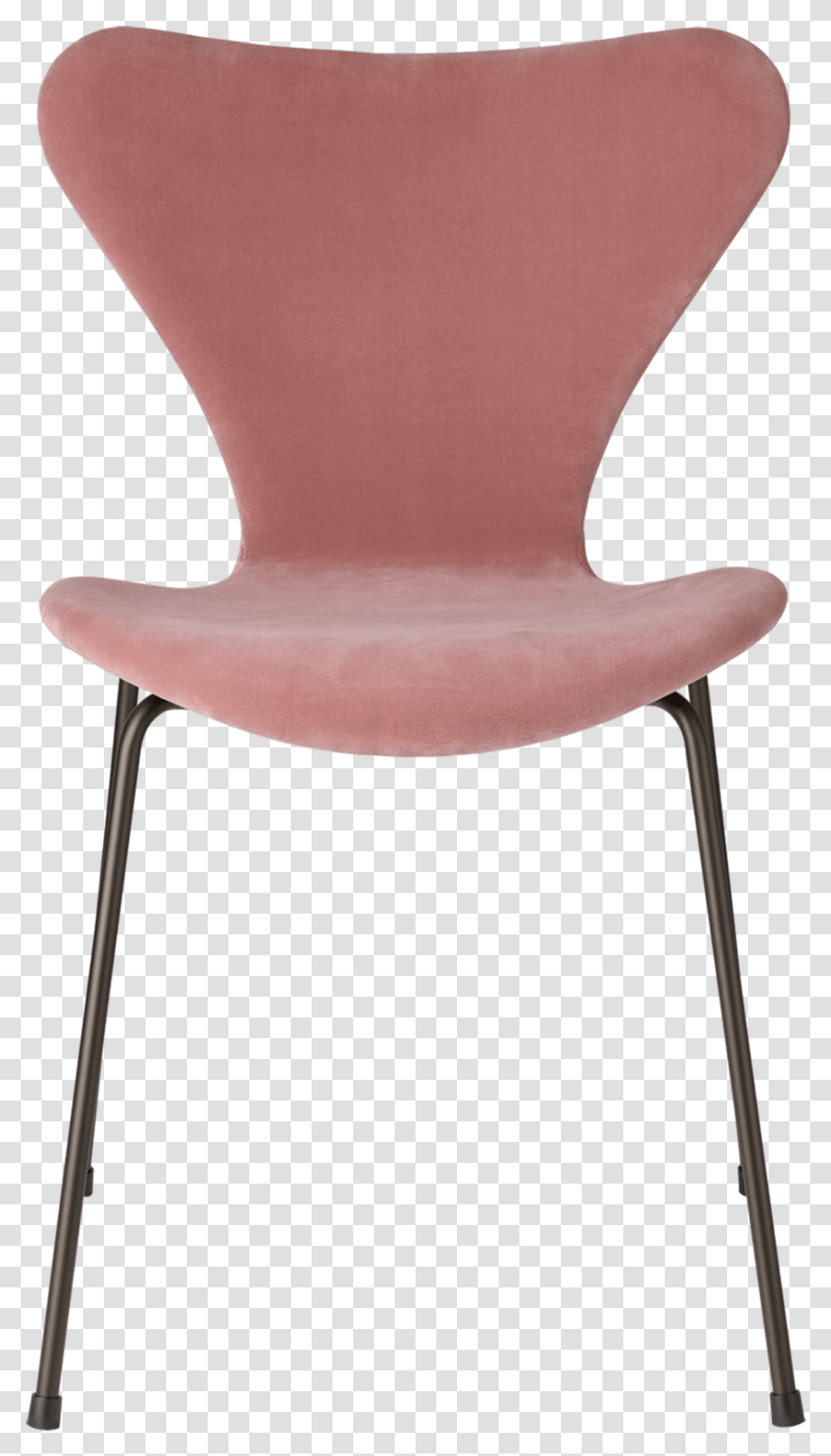 Series 7 Velvet Edition Powder Coated Model 3107 Chair, Furniture, Armchair Transparent Png
