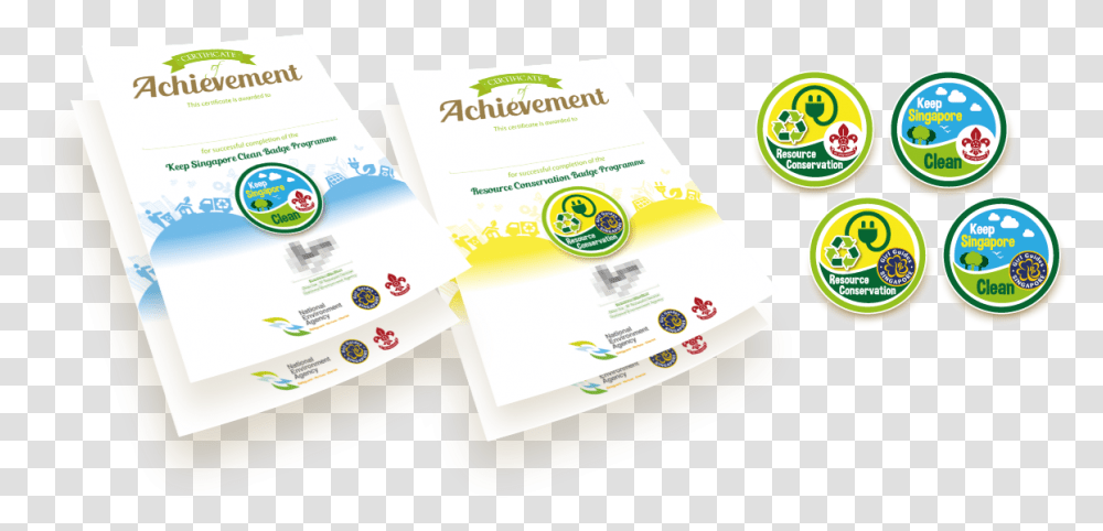 Series Certificate Designs National Environment Agency Flyer, Advertisement, Poster, Paper, Brochure Transparent Png
