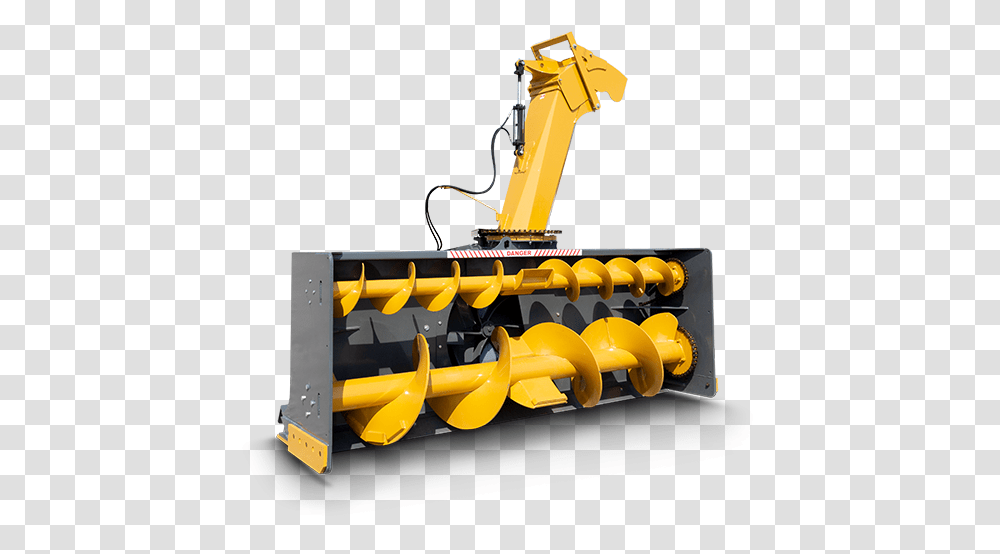 Series Commercial Meteor Snow Blower Main Image Bulldozer, Tractor, Vehicle, Transportation, Outdoors Transparent Png