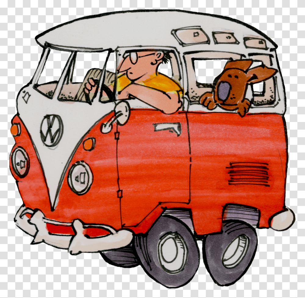 Series Of Vw Bus Sketches Volkswagen Type, Fire Truck, Vehicle, Transportation, Car Transparent Png