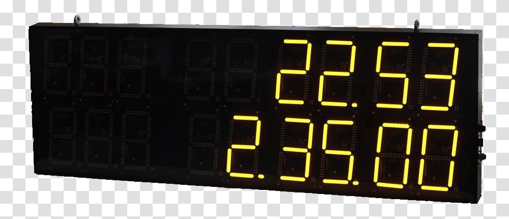 Series Scoreboards Ic Control English, Digital Clock, Number Transparent Png