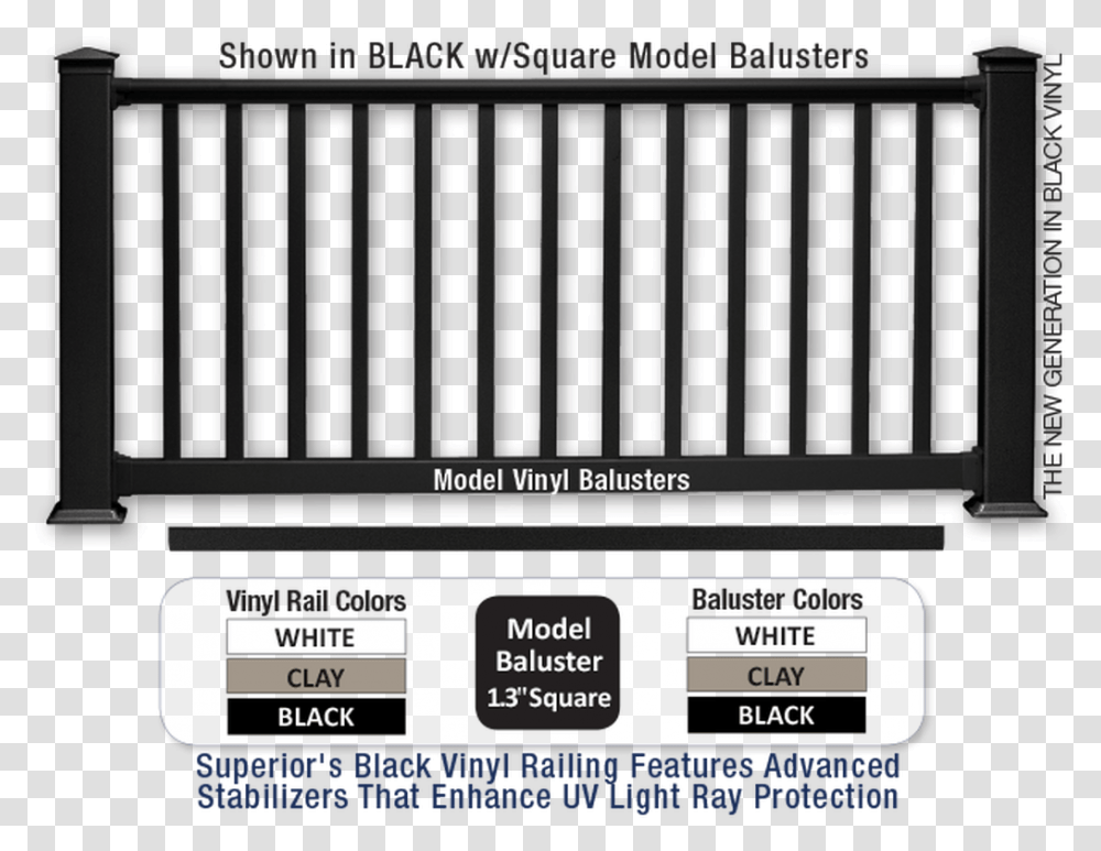 Series Vinyl Railing Kit By Superior Plastics Cradle, Electronics, Scoreboard, Keyboard, Piano Transparent Png