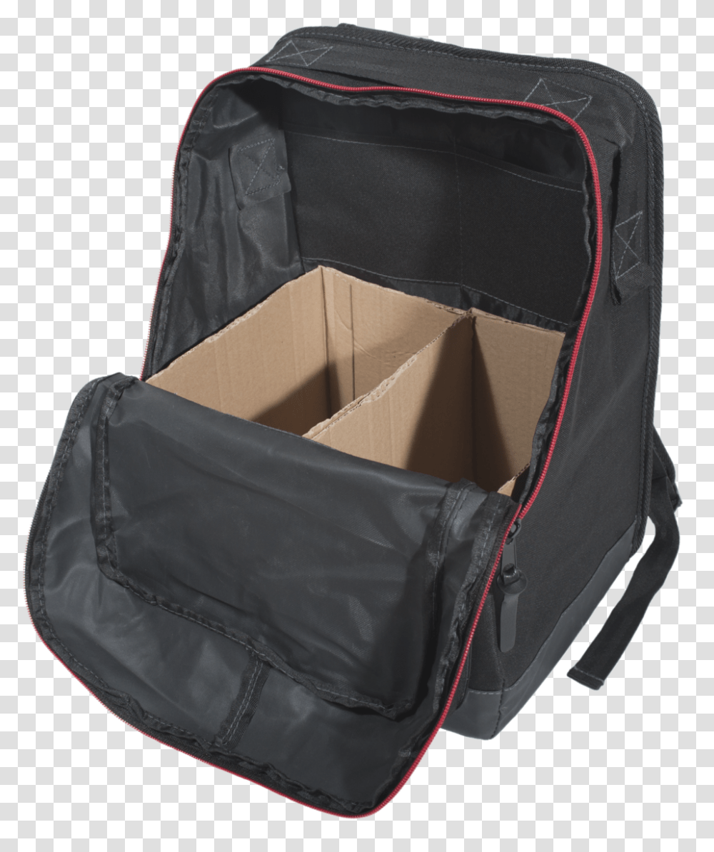 Serious Metro Backpack Open Black, Box, Luggage, Furniture, Carton Transparent Png