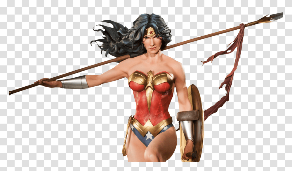 Serious New Wonder Woman Statue Coming, Costume, Person, Head, Bow Transparent Png