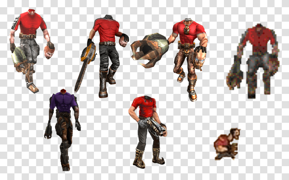 Serious Sam Beheaded Rocketeer, Person, Human, People, Quake Transparent Png