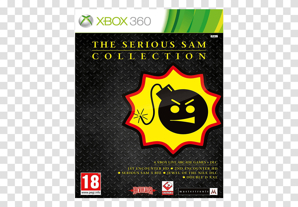 Serious Sam Collection Xbox, Poster, Advertisement, Batman Logo Transparent Png