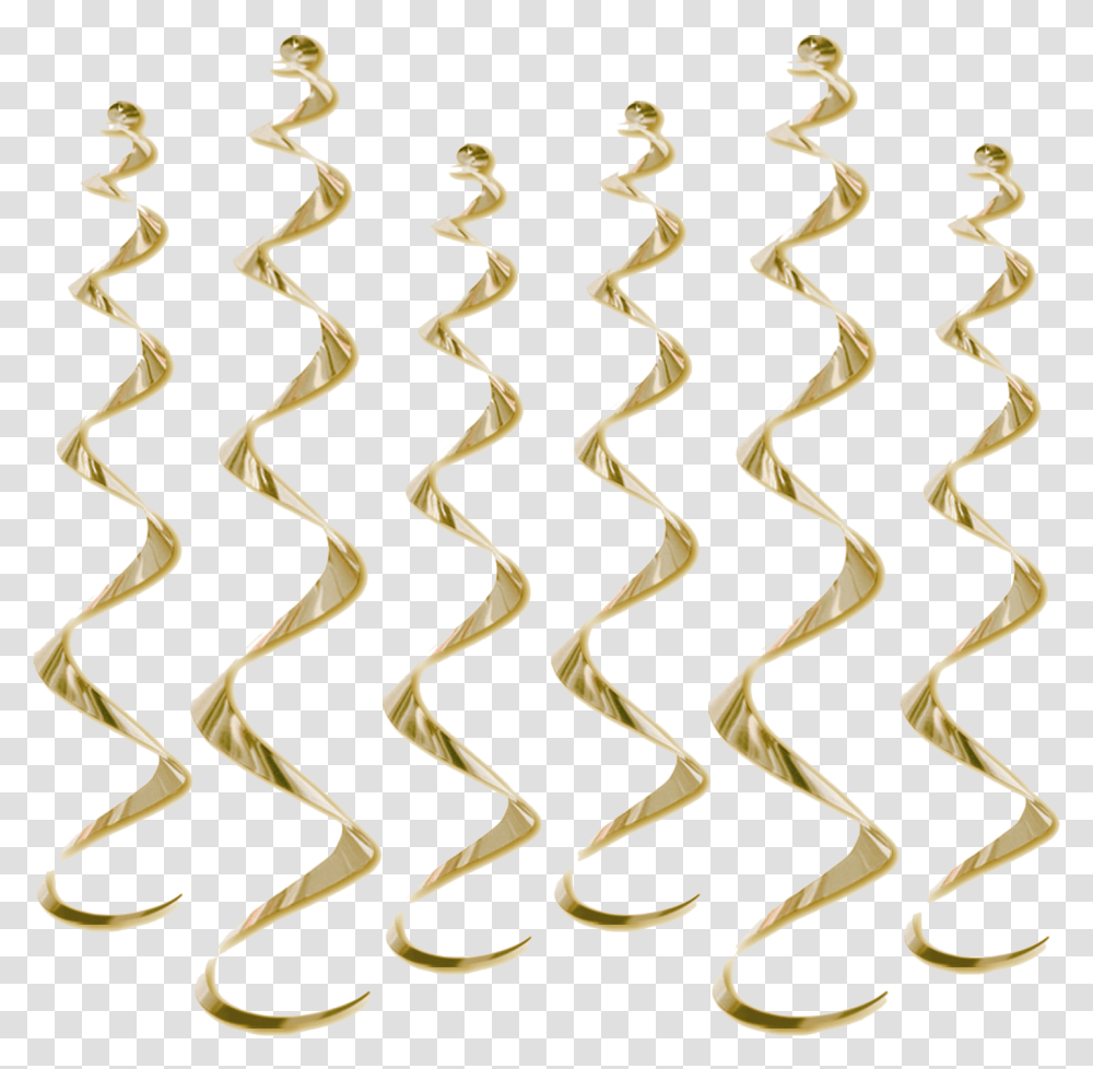 Serpentinas Gold Decorations Party, Pattern, Rug, Fence, Barricade Transparent Png