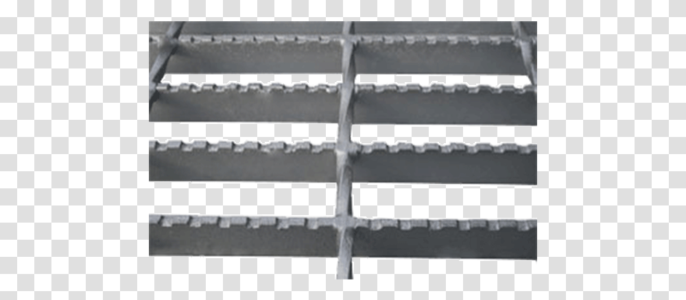 Serrated Loading Bar Steel Grating Steel, Fence, Aluminium, Word, Railing Transparent Png
