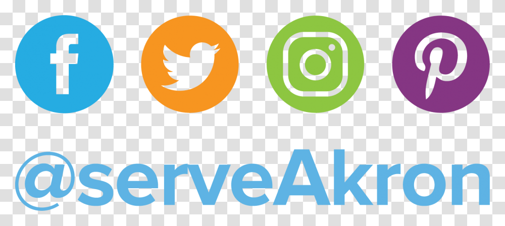 Serveakron Social Media Icons Facebook Instagram Logo, Trademark, Label Transparent Png