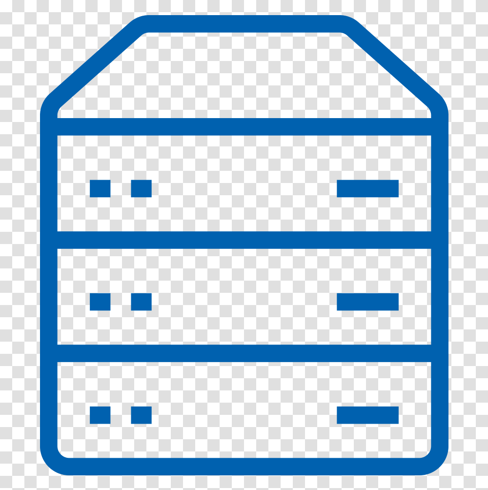 Server Storage Line Icons Car, Mobile Phone, Electronics, Cell Phone, Pac Man Transparent Png