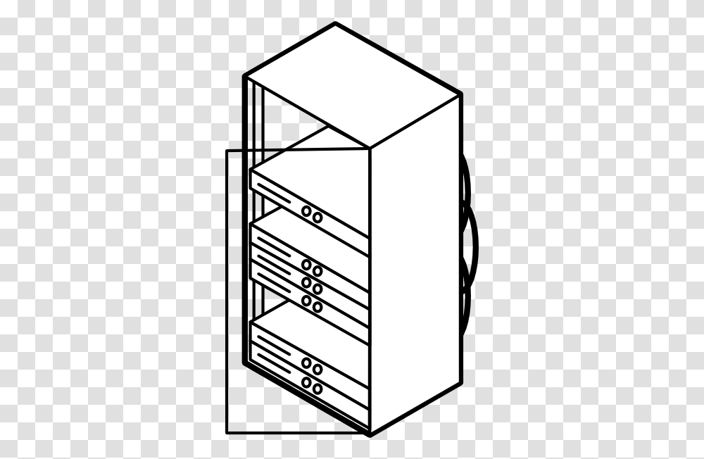 Servers Outline Clip Art, Furniture, Label, Drawer Transparent Png