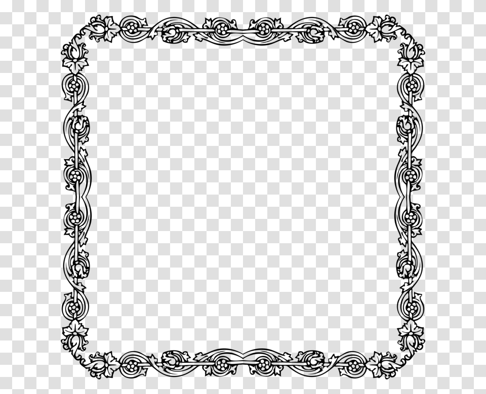 Servewarepicture Framesvictorian Era Flower Frame Border Black And White, Gray, World Of Warcraft Transparent Png