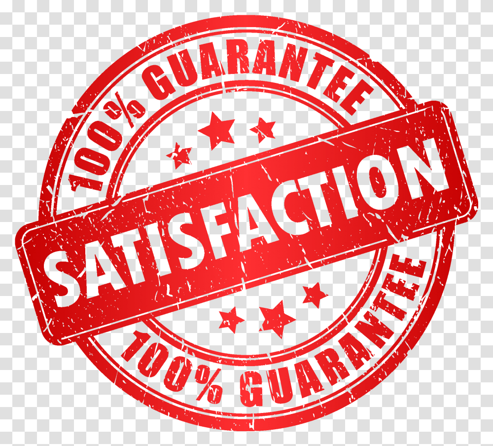 Service 100 Guarantee Full Size Download Seekpng Satisfaction Guaranteed, Logo, Symbol, Trademark, Badge Transparent Png