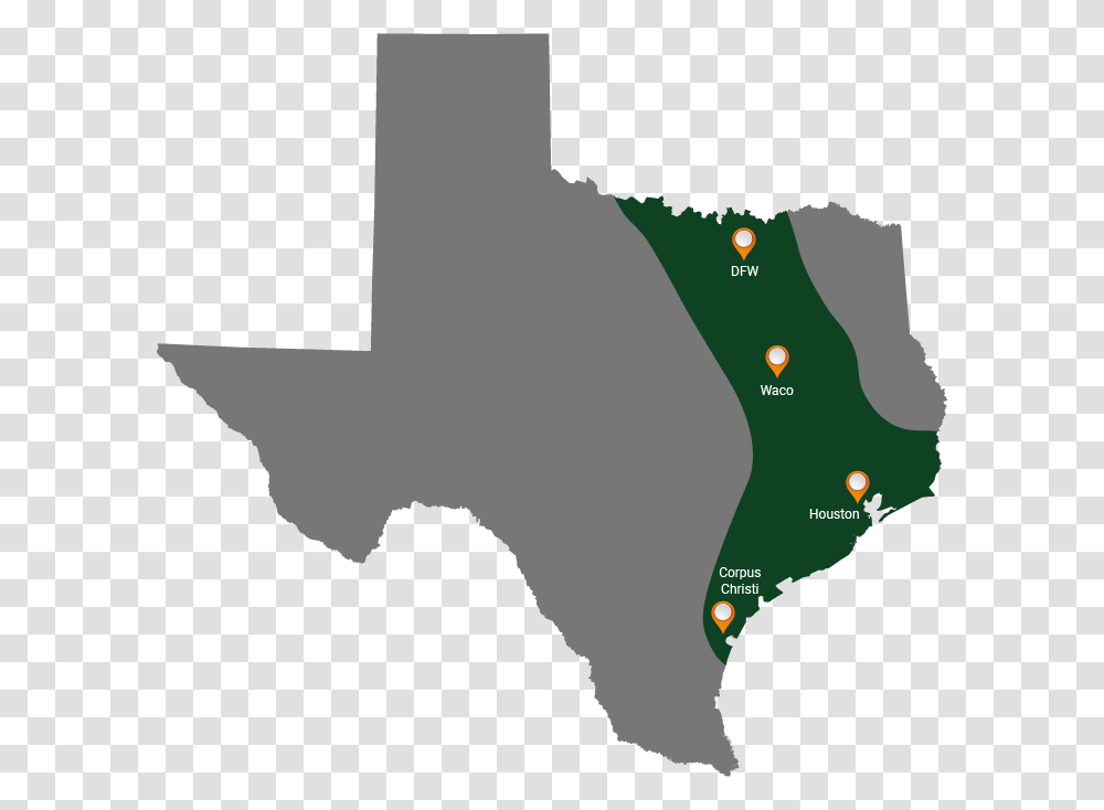 Service Area Map Final Fort Worth On Texas Map, Animal, Plot, Diagram Transparent Png