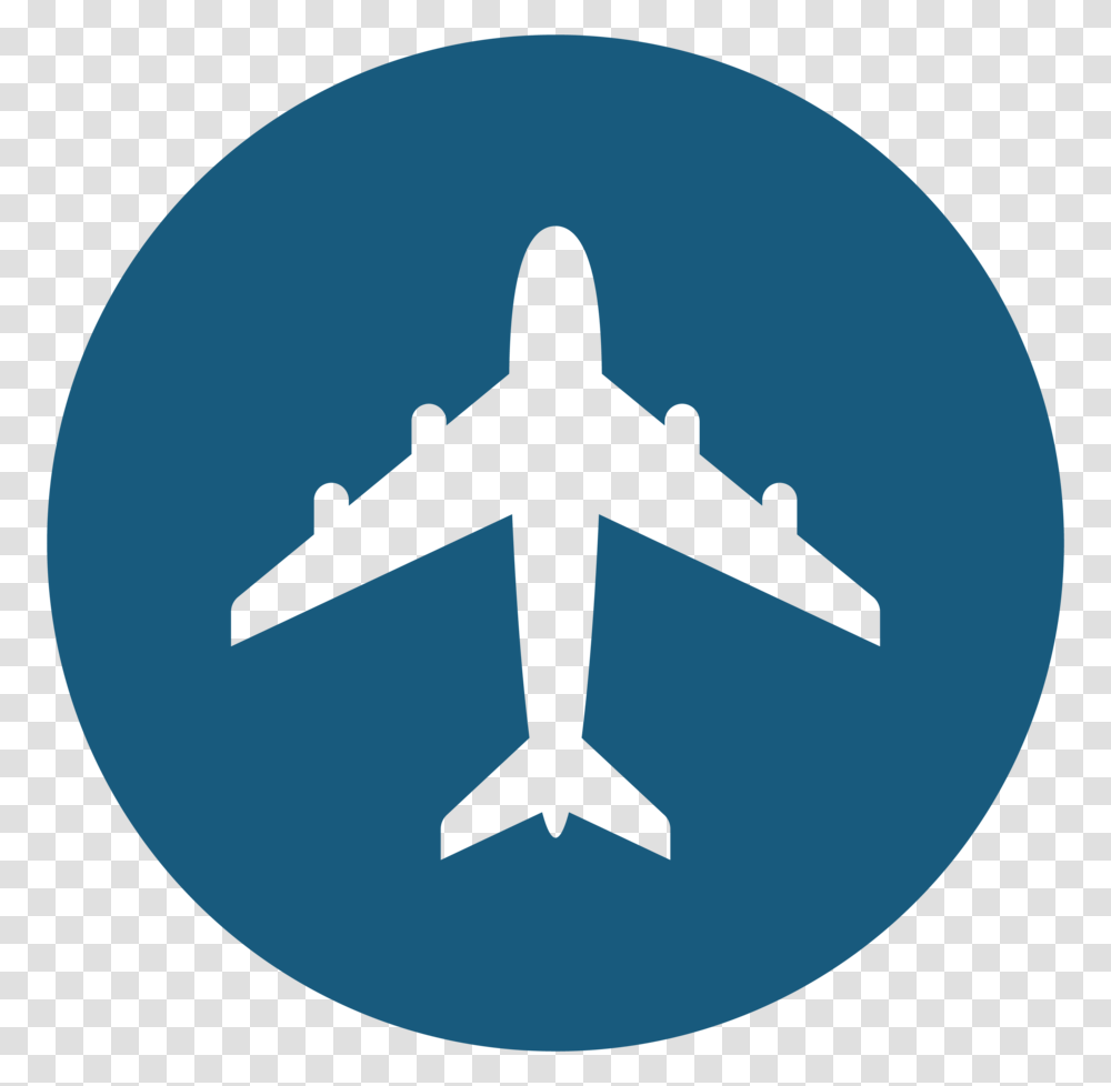 Service Icons Blue Flight Sim Icon, Cross, Airplane, Aircraft Transparent Png
