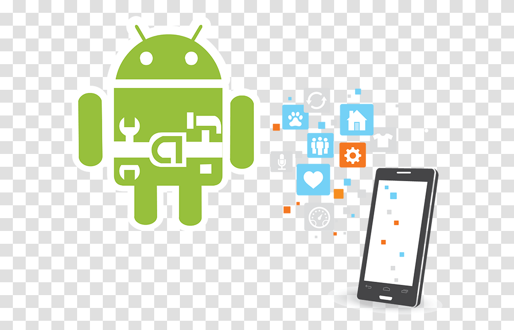 Service Logo De Android Studio, Mobile Phone, Electronics, Cell Phone, Computer Transparent Png