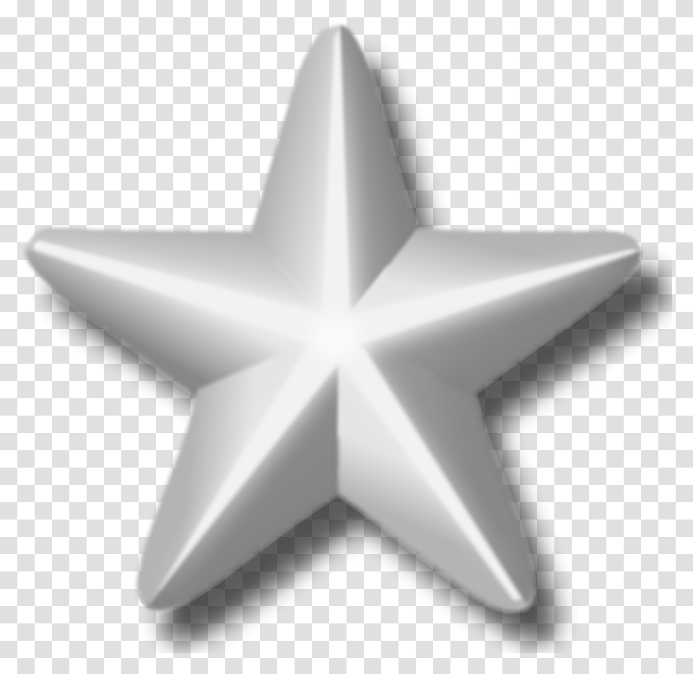 Service Star Silver Silver Stars, Symbol, Star Symbol, Sink Faucet Transparent Png