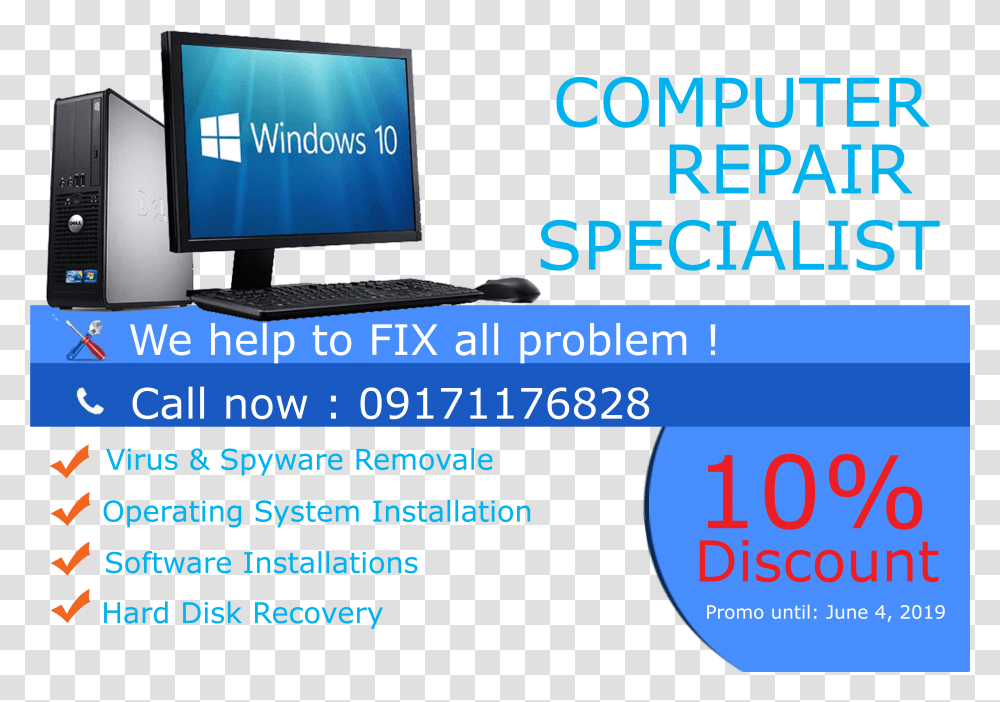 Services Offerred Desktop Computer, Monitor, Screen, Electronics, Computer Keyboard Transparent Png