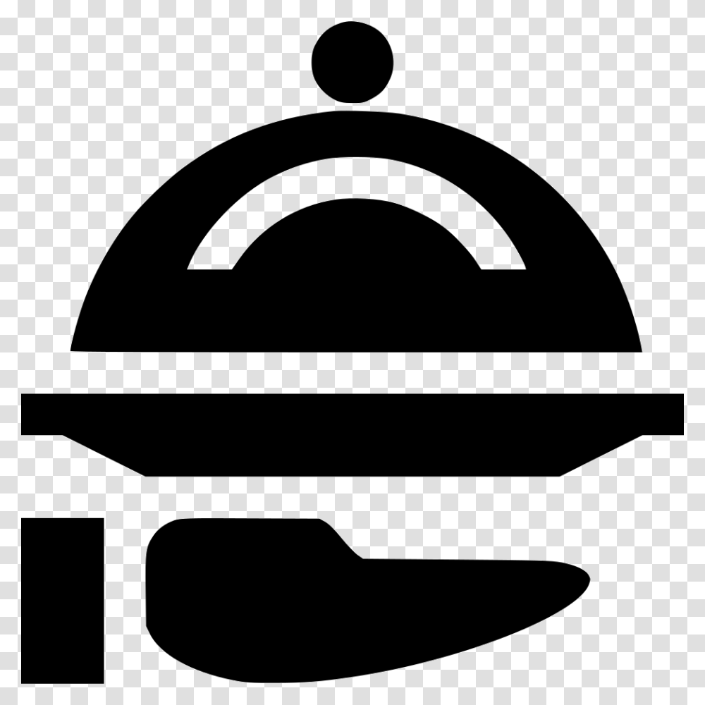 Serving Food Icon Serving Food, Silhouette, Stencil, Logo Transparent Png