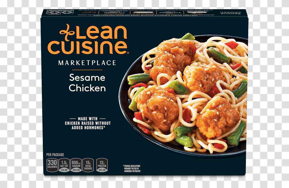 Sesame Chicken Image Lean Cuisine Sesame Chicken, Flyer, Poster, Paper, Advertisement Transparent Png