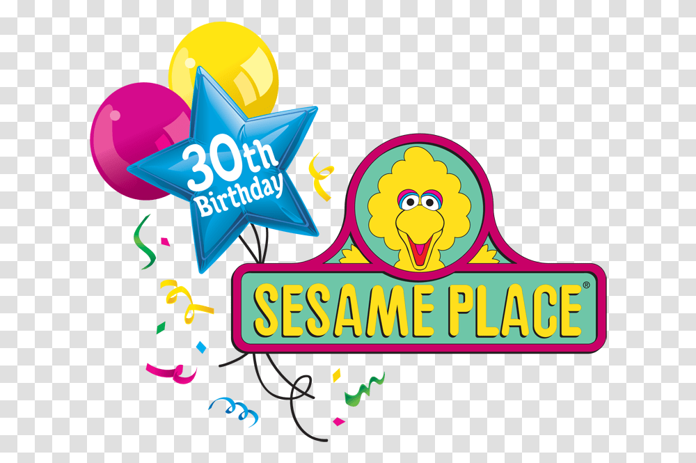 Sesame Place 30th Birthday, Star Symbol, Lighting, Leisure Activities Transparent Png