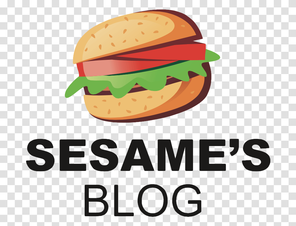 Sesame S Blog Hamburger, Food, Helmet, Apparel Transparent Png